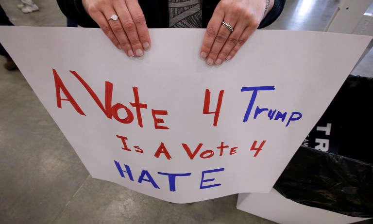 A key player in the #NeverTrump movement arrived at the RNC's spring meeting eager to convince members to stop Donald Trump from becoming their party's presidential nominee. (AP Photo/Darron Cummings)