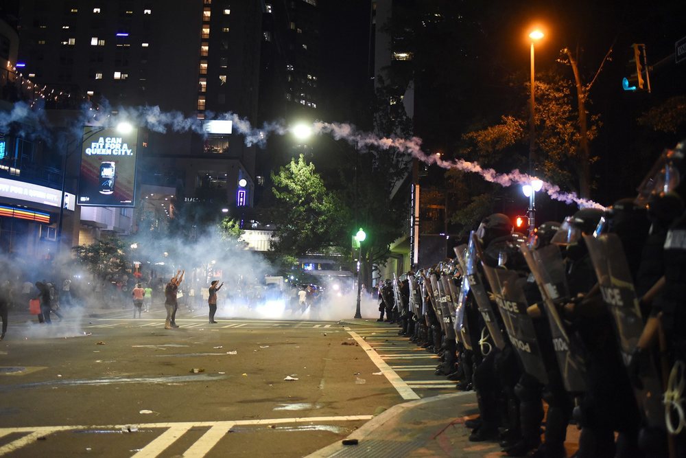 Does the Chaos in Charlotte Hurt or Help Trump?