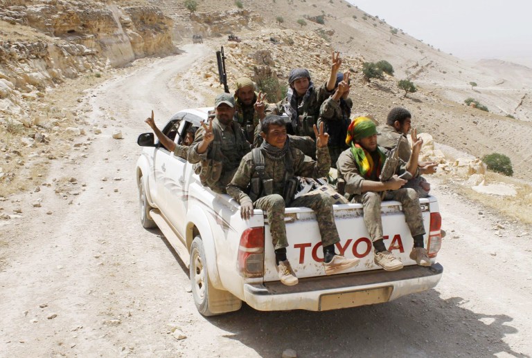 The U.S. is backing an alliance of Kurdish and Arab fighters who have slowly been advancing on Raqqa from the north. (The Kurdish fighters of the People's Protection Units via AP, File)