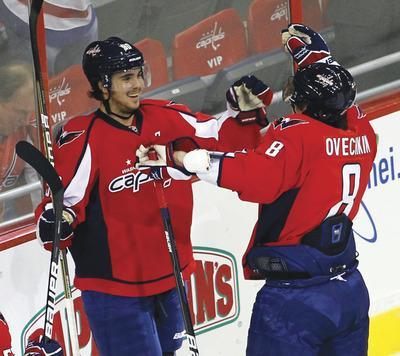 Ann Heisenfelt/AP
Marcus Johansson scored in the first period on an assist from Alex Ovechkin to put the Capitals ahead early.