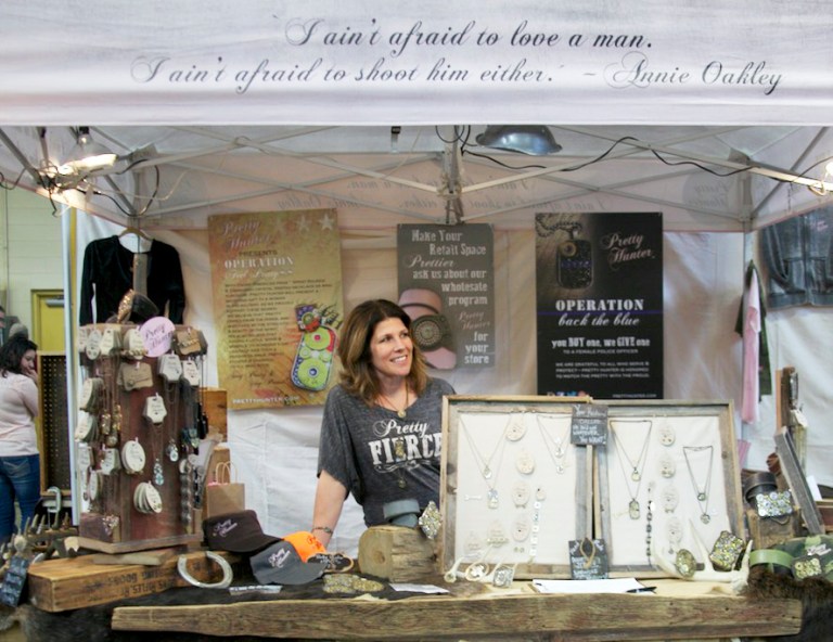 Tricia Croney, the owner of Pretty Hunter, a Michigan-based company offering gun-related product lines for women, believes women 