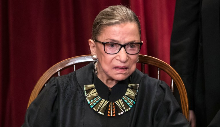 Supreme Court justice told a crowd after watching a play about late Justice Antonin Scalia that she had a favorable outlook for the future of the nation 