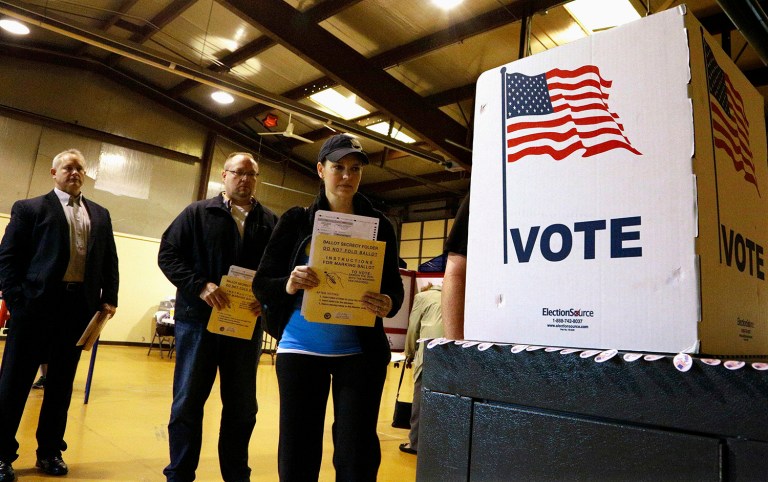 A new analysis shows no evidence that voter fraud is widespread and will affect the results of the 2016 election. (AP Photo/Seth Perlman, File)