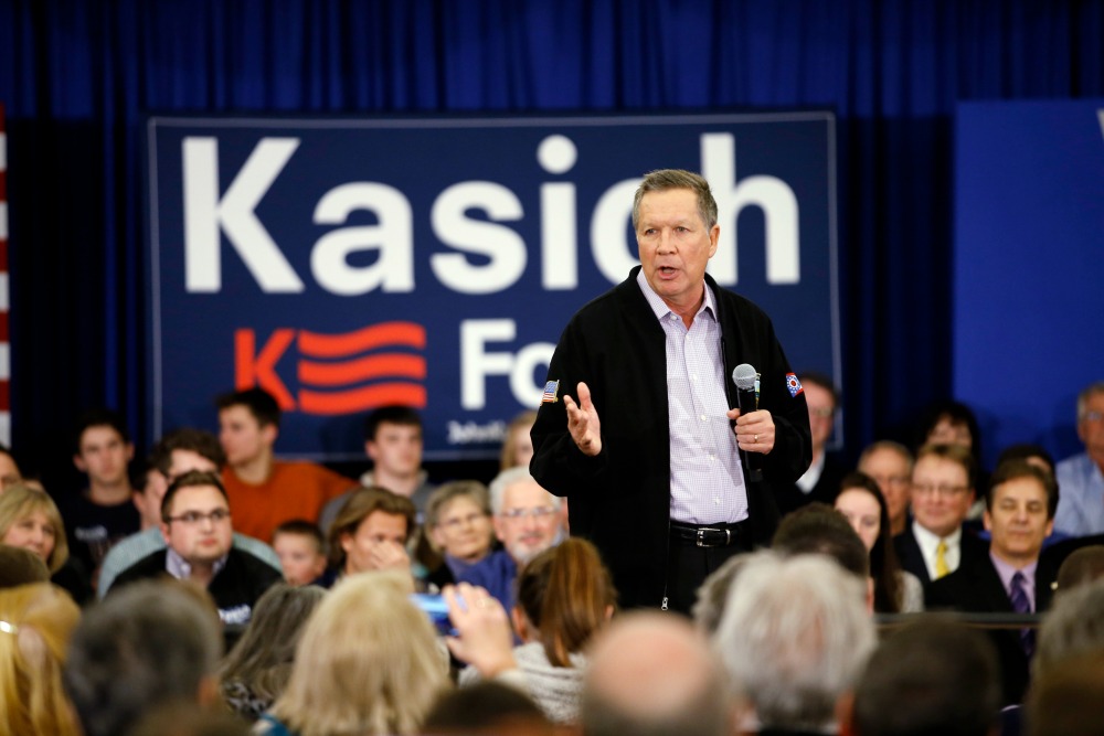 Kasich fundraising off Trump, Cruz wives battle