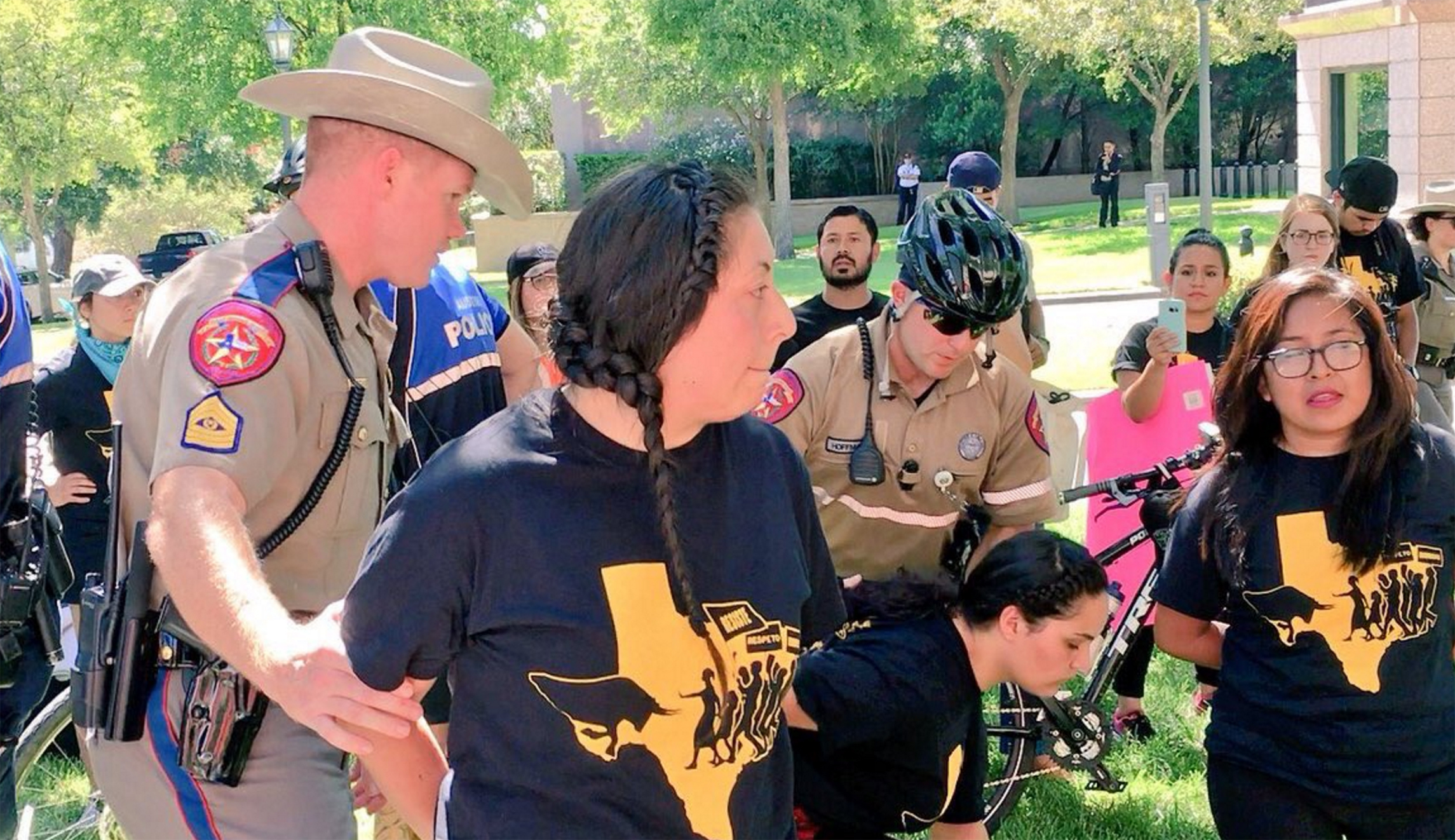 DACA recipients protest Trump outside Texas state Capitol