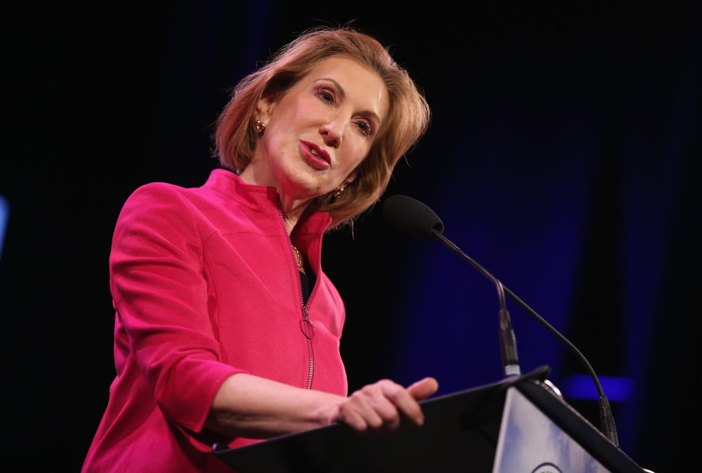 Carly Fiorina continues aggressive attacks on Hillary Clinton