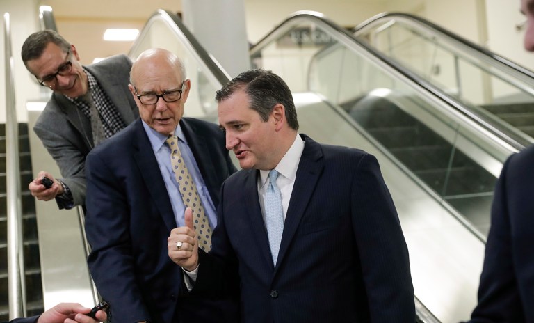 Several senators voiced support for an amendment proposed by Sen. Ted Cruz. (AP Photo/J. Scott Applewhite)