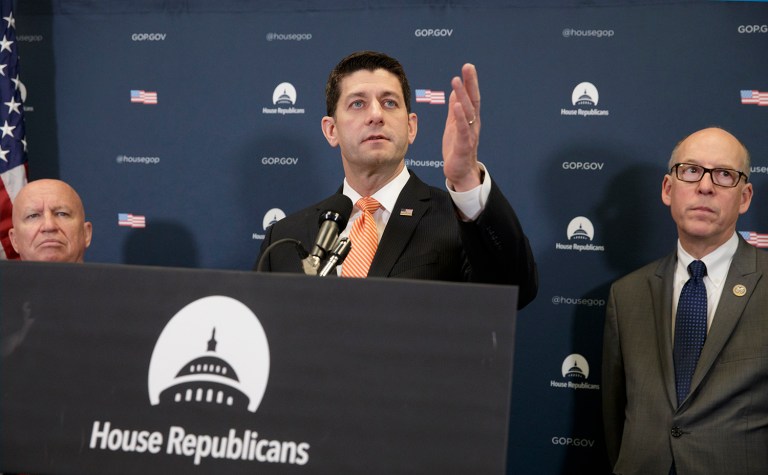 House Republican leaders have no intention of bashing the nonpartisan Congressional Budget Office when it releases an assessment of Republicans' plan to repeal and replace the Affordable Care Act. (AP Photo/J. Scott Applewhite)