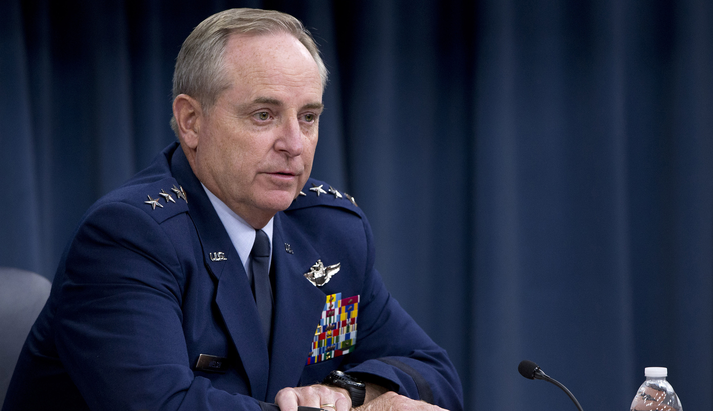 Retired Air Force general never authorized Trump dating site to use his photo, spokesman says