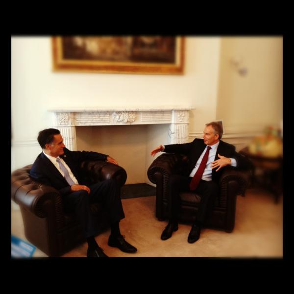 Mitt Meets Tony Blair