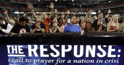 Live coverage of Rick Perry’s prayer rally