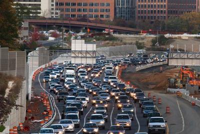 Beltway morning commuters find time’s a-wasting