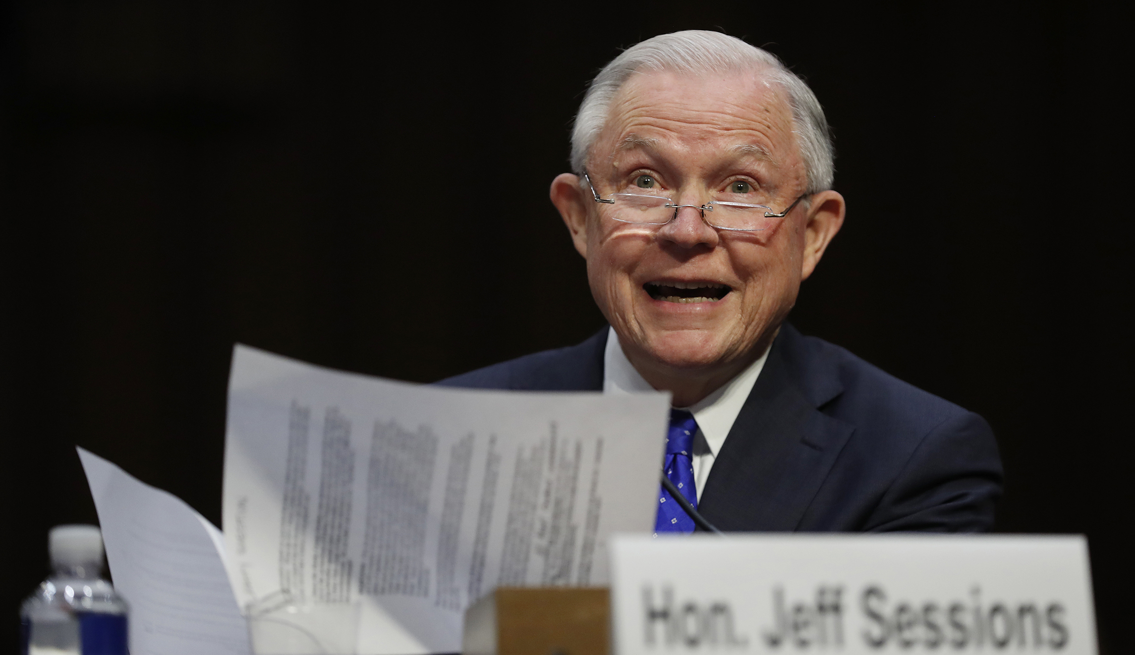 Jeff Sessions says he has not been interviewed by special counsel Robert Mueller