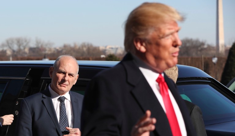 President Trump is reportedly considering replacing his chief of staff John Kelly. (AP Photo/Pablo Martinez Monsivais)