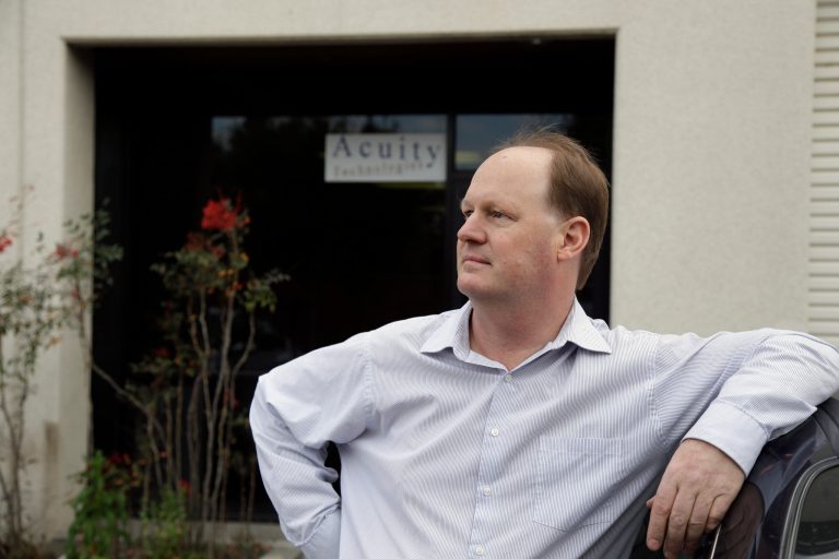 Robert Clark poses for a photo outside of his office on Friday, Jan. 24, 2014, in Menlo Park, Calif.  Clark has recently signed up for health insurance using the new federal marketplace. Parents shopping for health insurance through the new federal marketplace are running into trouble when their children might be eligible for Medicaid but they are not. (AP Photo/Marcio Jose Sanchez)
