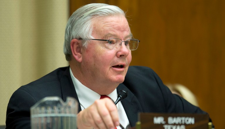 A woman from Texas shared her messages with Rep. Joe Barton, R-Texas, to the press and said the two had been talking for several years on Facebook Messenger. The correspondence focused mainly on politics, but some were sexually suggestive. (AP Photo/Evan Vucci)