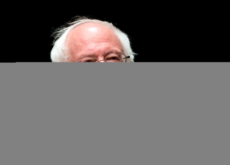 Gets a $15 minimum wage and other items in the platform, but loses on some issues too. (AP Photo/Mike Groll)