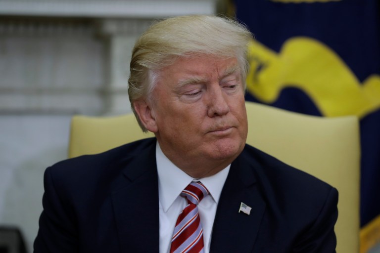 President Trump doesn't have much of a margin for error at the moment. (AP Photo/Evan Vucci)