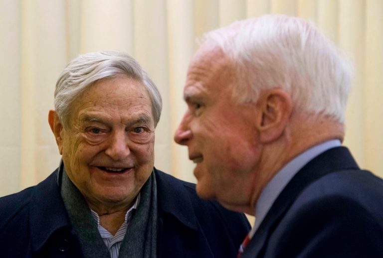 Billionaire Democratic donor George Soros is not quietly bankrolling major GOP legislators. (AP Photo/Michel Euler)