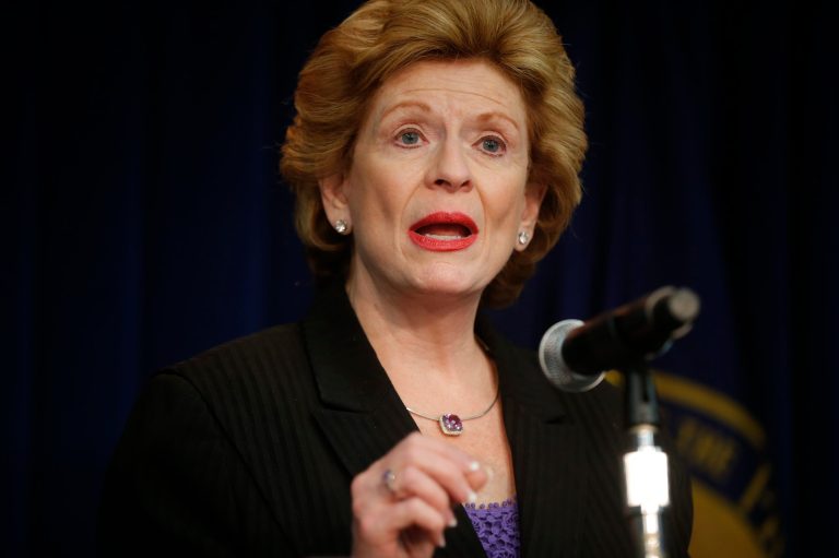 Sen. Debbie Stabenow, D-Mich., says she feels like Charlie Brown, but Republicans challenge her. (AP Photo/Charles Dharapak)