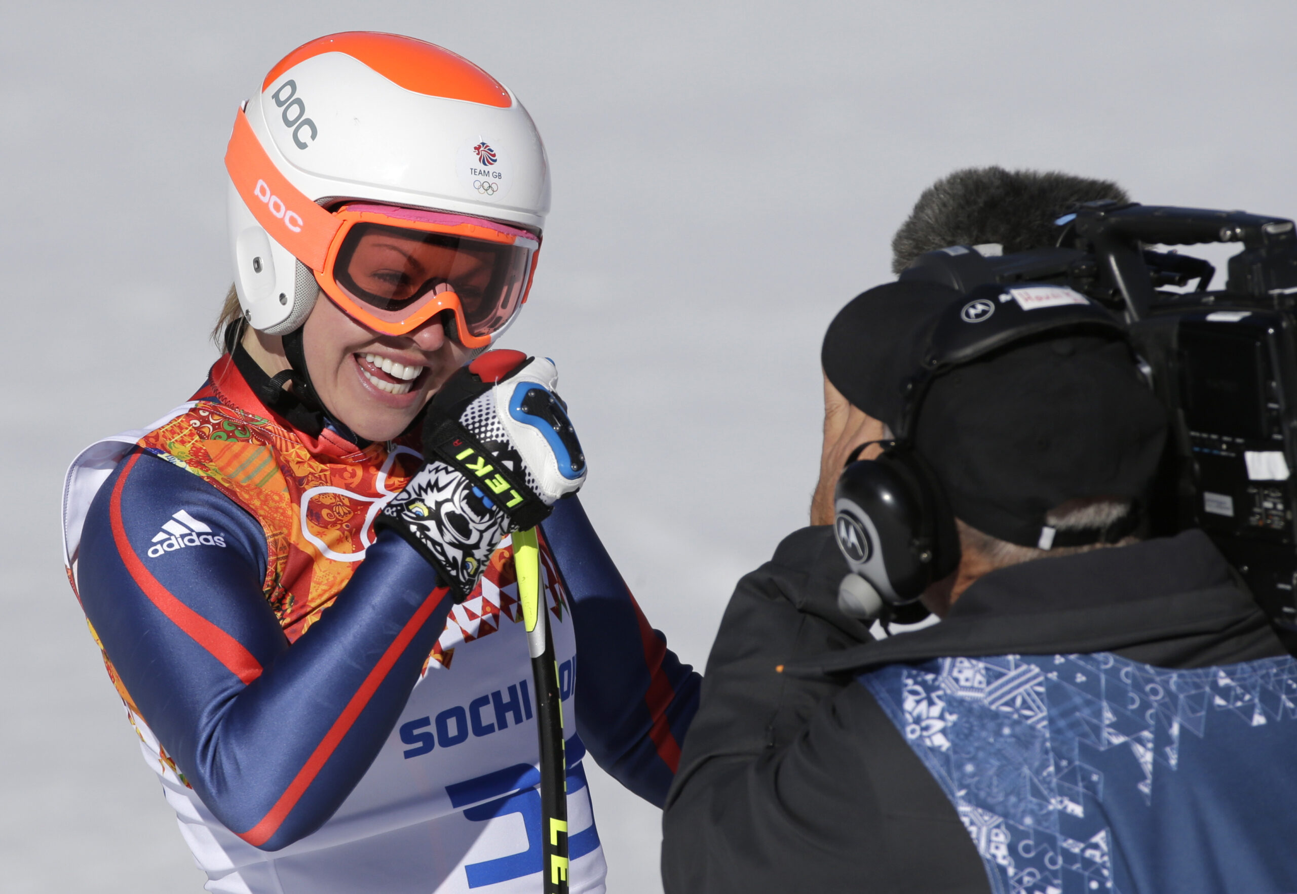SOCHI SCENE: Showing her ‘metal’