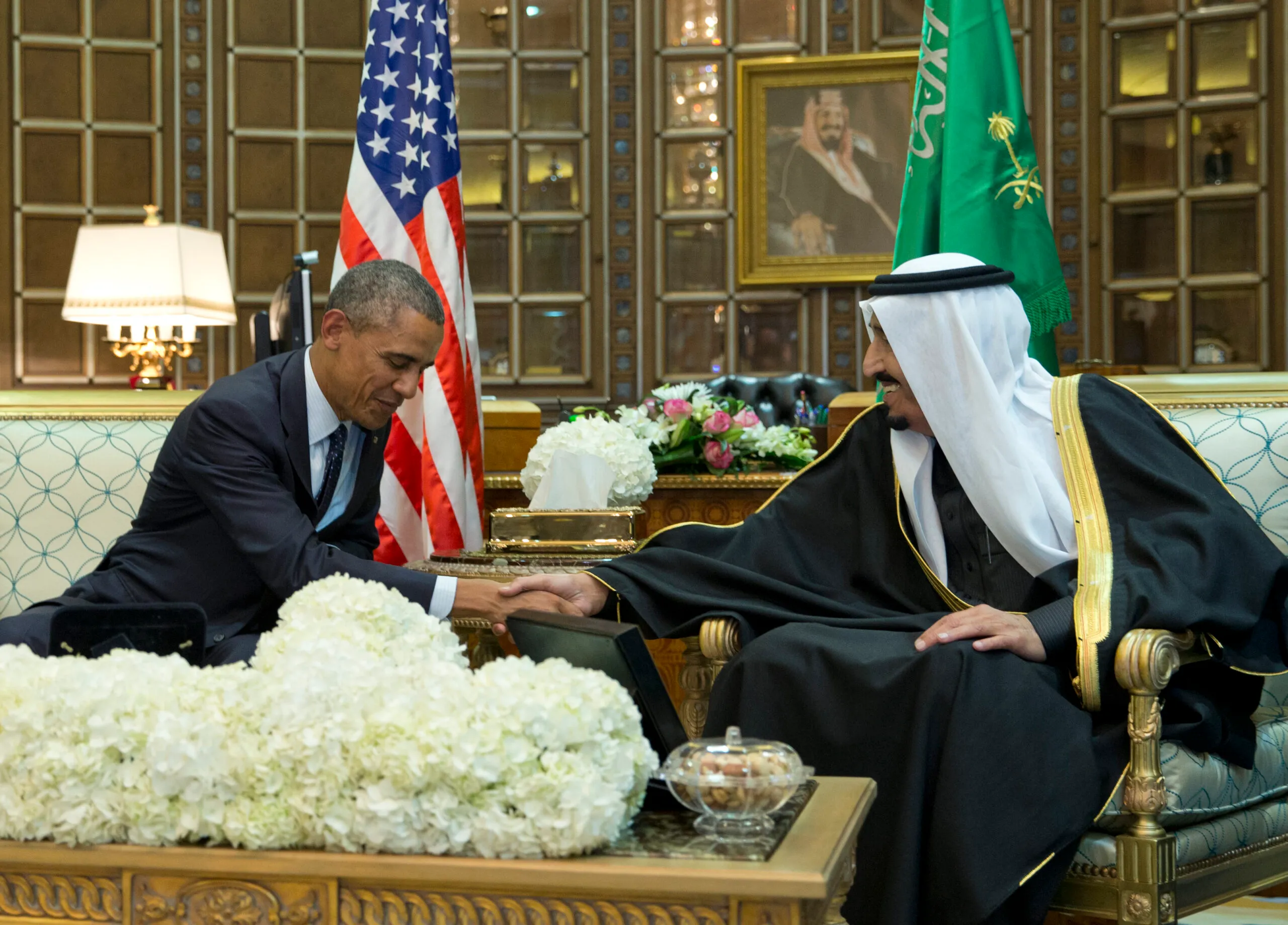 Obama keeps bowing in the Middle East