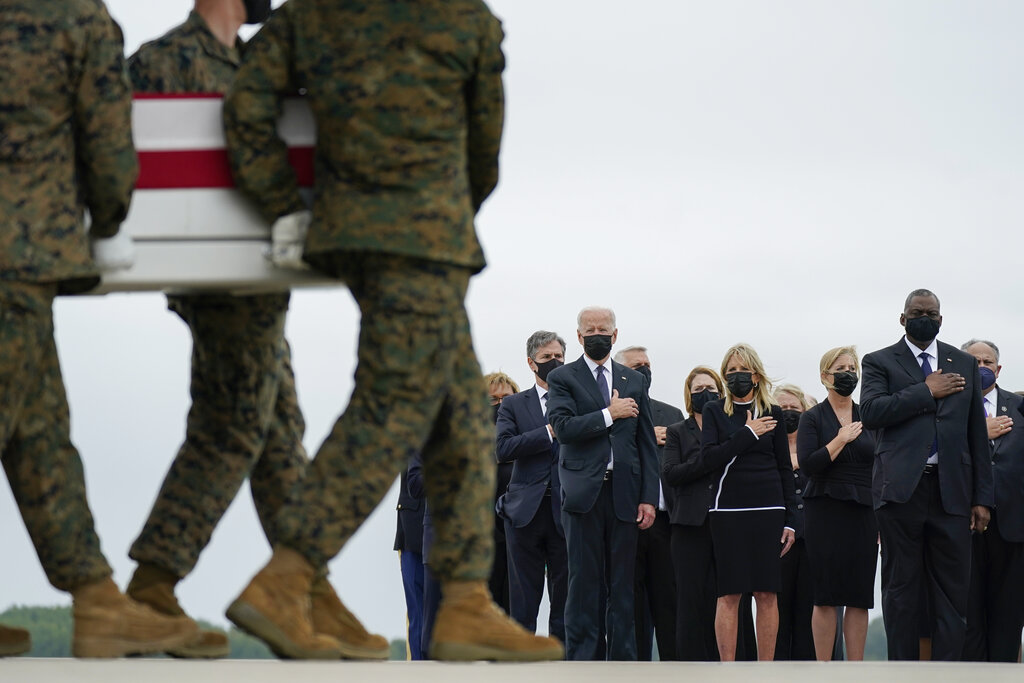 Biden approves awarding commendation to troops involved in Afghan withdrawal