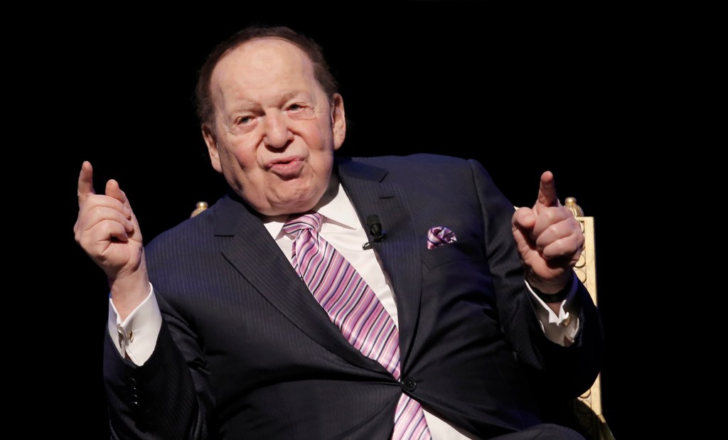 Sheldon Adelson commits $25 million donation to Trump cause