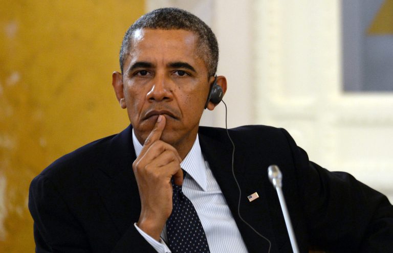 President Obama on Monday dismissed threats from Syrian leader Bashar Assad threatening to retaliate if the U.S. launched a military strike. (AP/Dimitar Dilkoff)