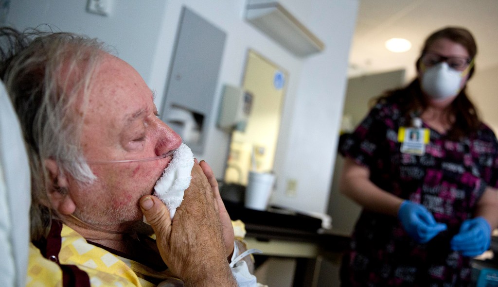 Flu on the way down from peak