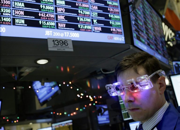   A trader wearing 