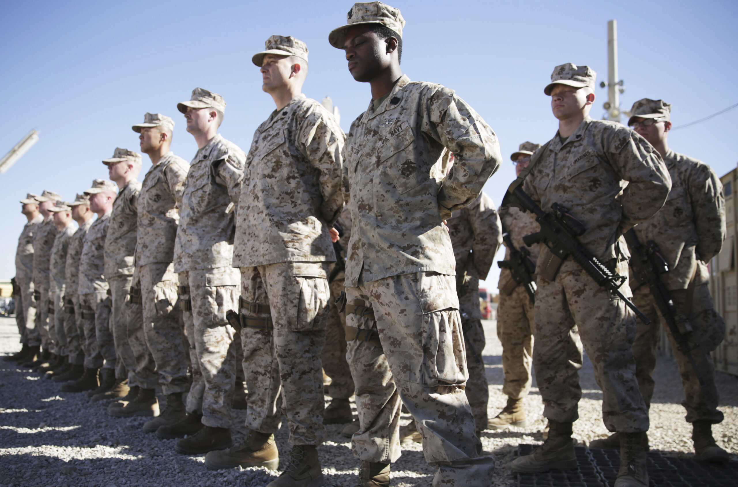 When will Trump visit troops in the war zone?