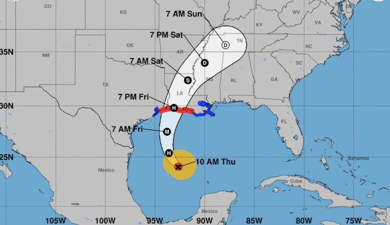 ‘We have until nightfall’: Louisiana braces for Hurricane Delta