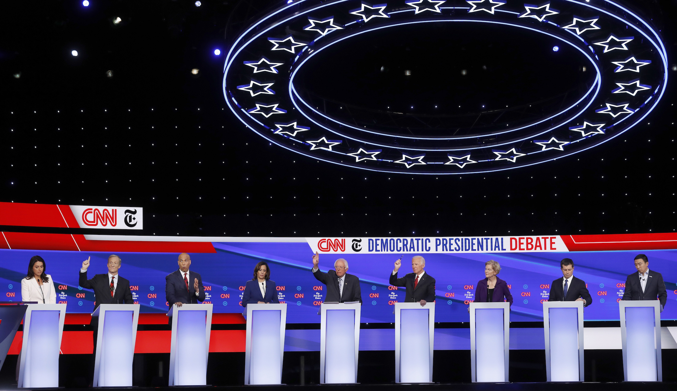 Democratic primary debate television ratings cut in half since first debate