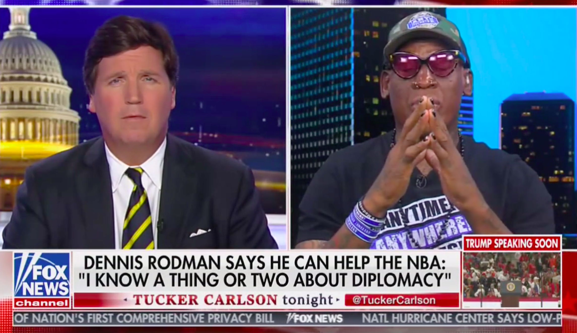Dennis Rodman defends and then criticizes LeBron James over China comments
