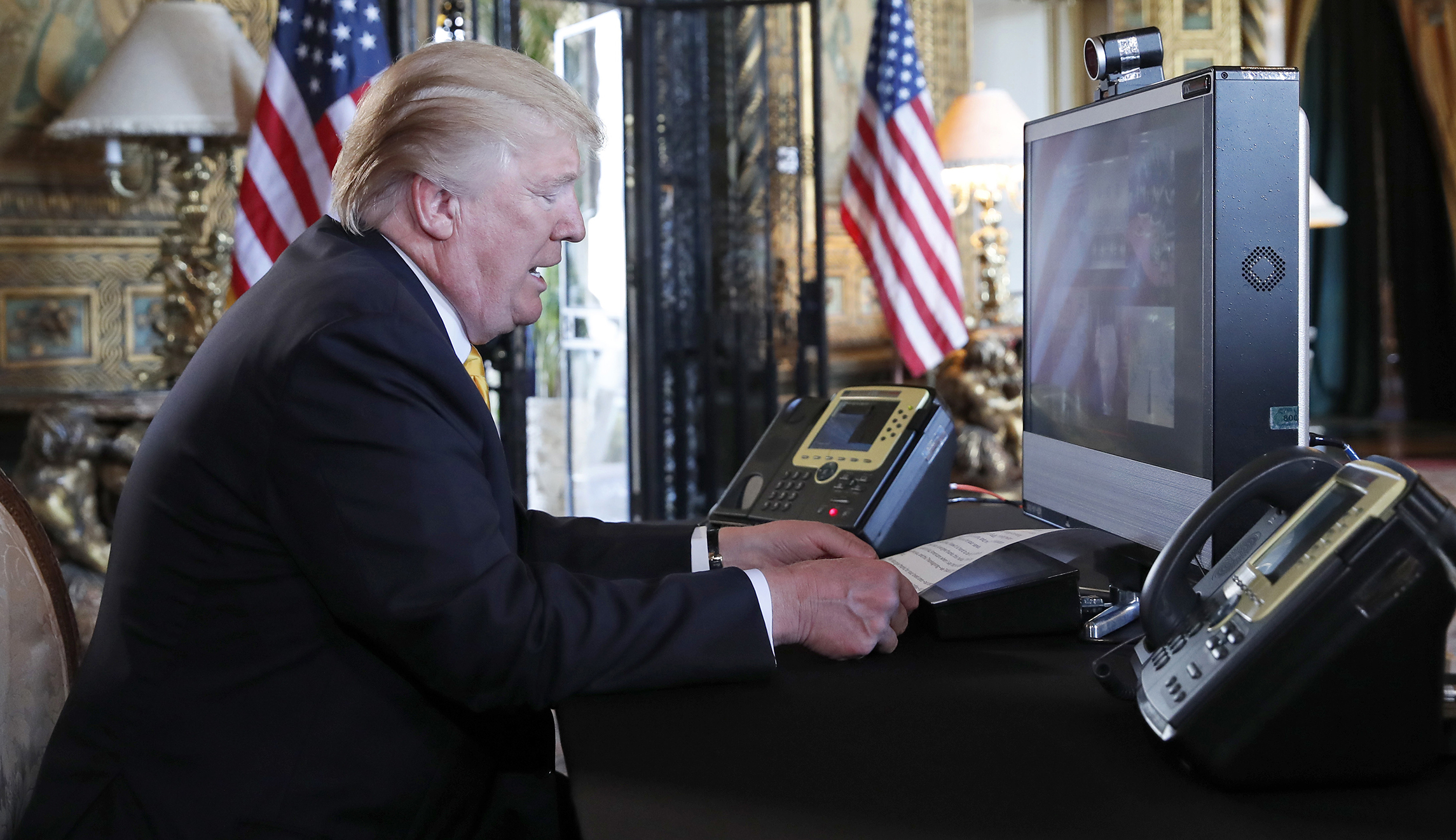‘We love you’: Trump addresses the troops on Thanksgiving