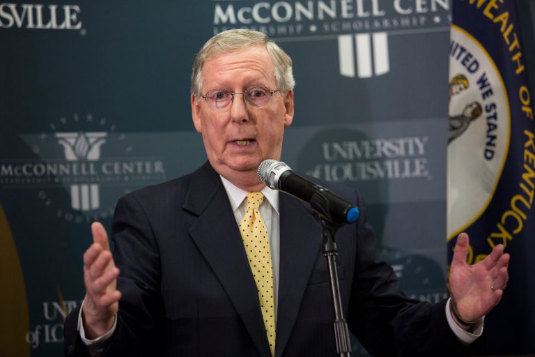 Mitch McConnell said Wednesday that President Obama's climate deal with China doesn't bode well for the prospects of bipartisan cooperation between the GOP Congress and the administration. (Graeme Jennings/Examiner)