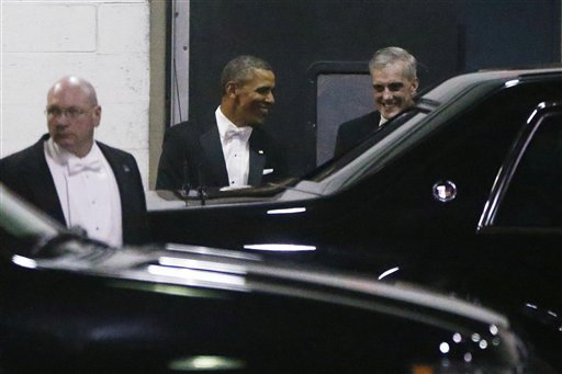 Transcript: President Obama jokes with the press at the Gridiron dinner