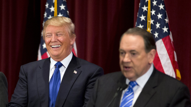 Mike Huckabee's comments drew ire from political pundits online. (AP)