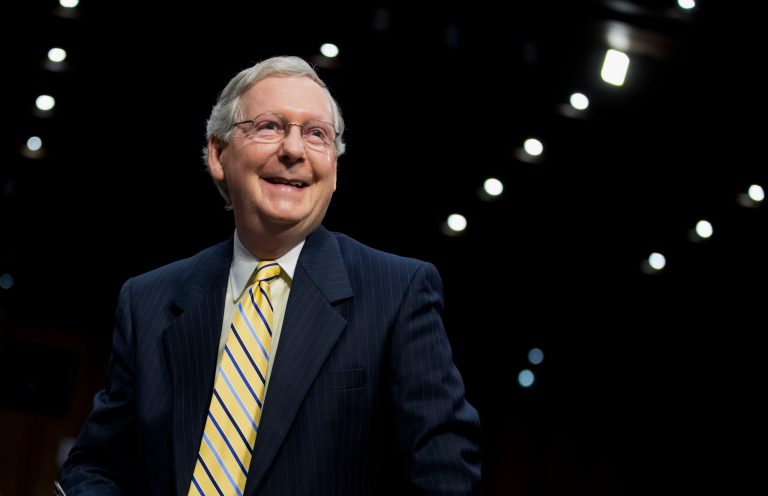 Mitch McConnell is taking sides in the Mississippi Senate primary run-off, stepping out to help raise money for Sen. Thad Cochran, R-Miss., against his Tea Party challenger, Chris McDaniel. (AP Photo)