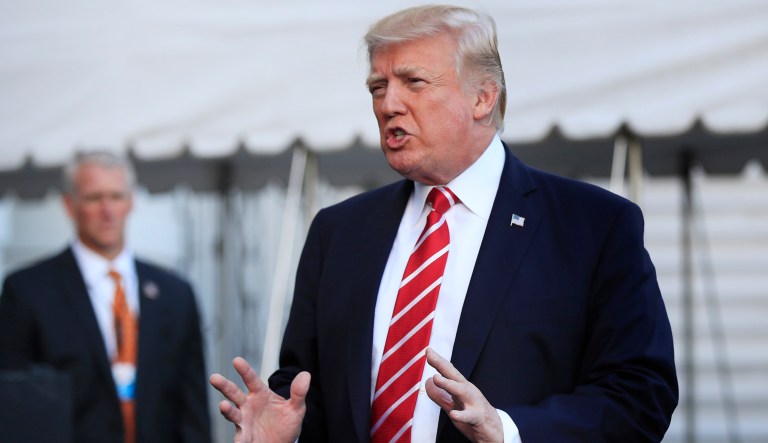 President Trump warns that he's considering an 