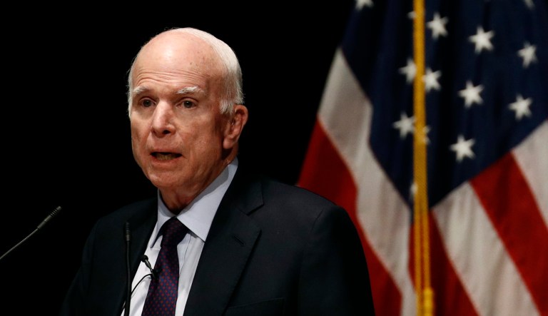 McCain had railed against the Army and threatened to hold nominees over an article alleging the Army had changed its recruiting policy in August. (AP Photo/Patrick Semansky)