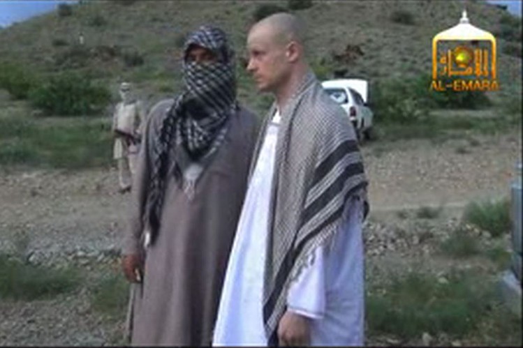 Obama released five Taliban members from Guantanamo Bay in exchange for the return of Army Sgt. Bowe Bergdahl, who had been taken hostage. (Image courtesy screenshot)