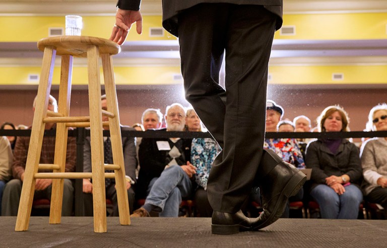 Rubio is pitching South Carolina Republicans that his judgment, foreign policy expertise and a future-oriented domestic agenda makes him more qualified than the other GOP candidates. (AP Photo/Jacquelyn Martin)