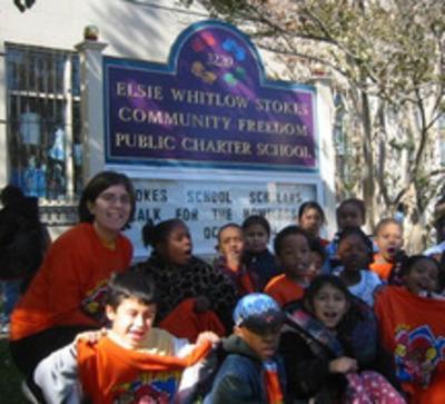 Elsie Whitlow Stokes Community Freedom Public Charter School in Northeast Washington is enjoying$7,862 from Whole FoodÃs Community Giving Day on Sept. 7