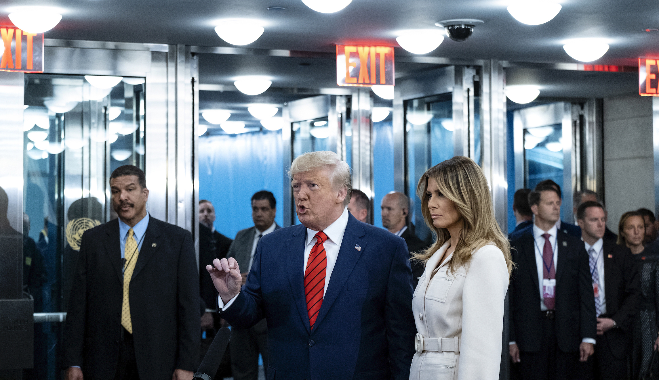 Trump says Melania wouldn’t cry if he was shot