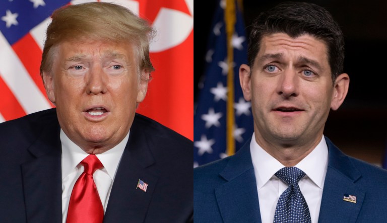 Donald Trump and Paul Ryan