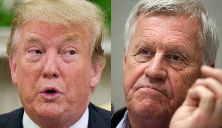 Donald Trump and Collin Peterson.