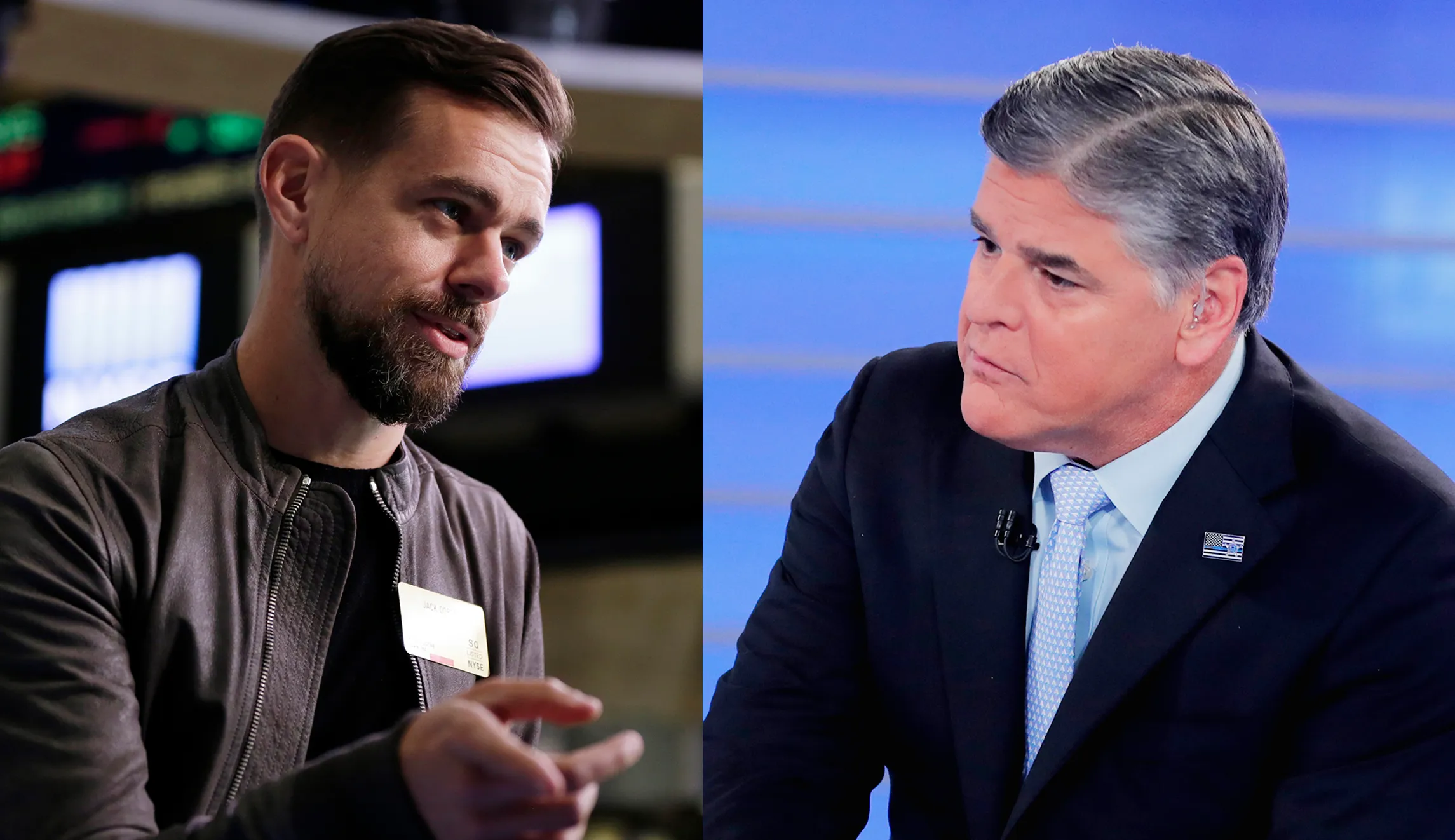 Sean Hannity asks Twitter’s Jack Dorsey: How do you deal with users who tweet about punching me in the face?