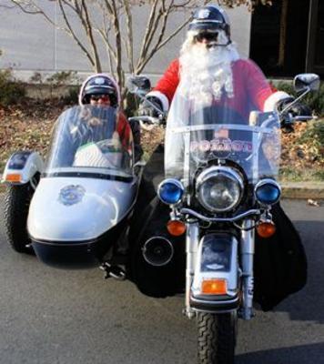 Motorcycle cops take on new role: Santa Claus
